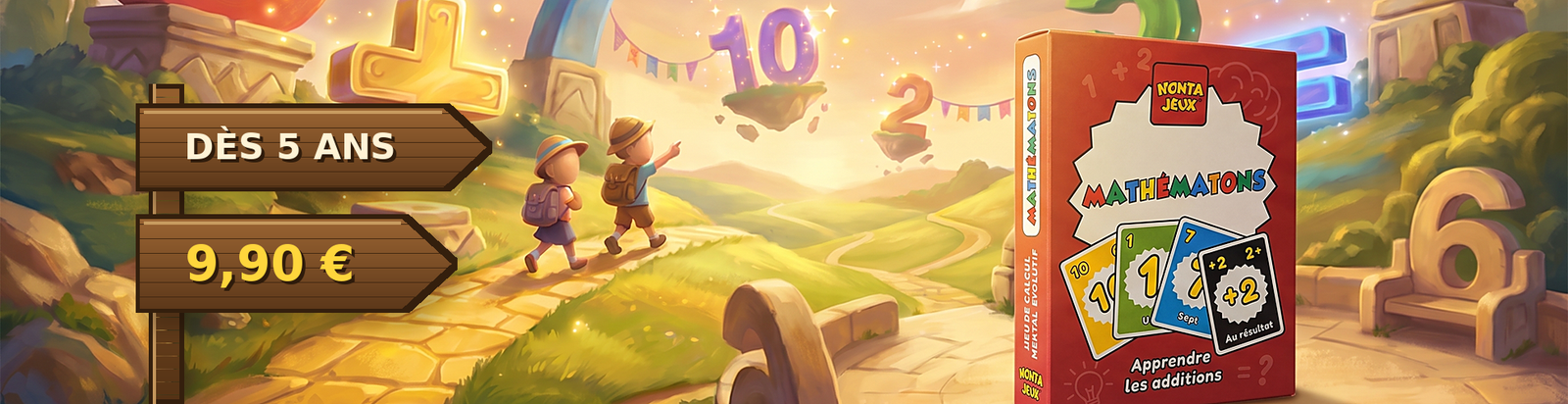 Mathématons, jeu de calcul mental dès 5 ans