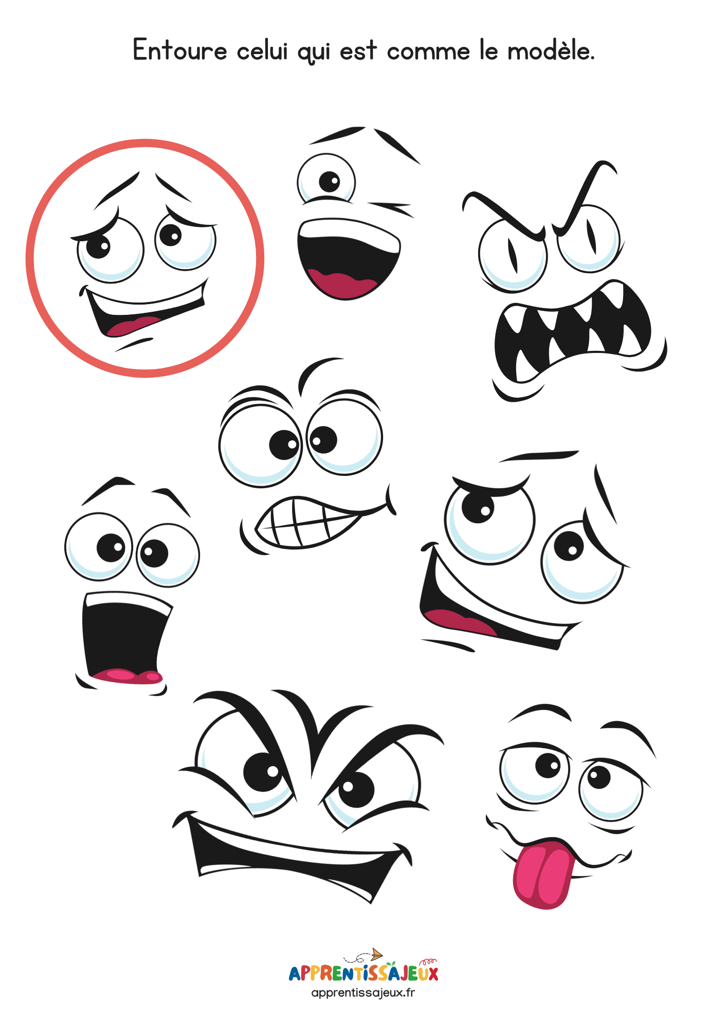 Illustration de Entourer les expressions