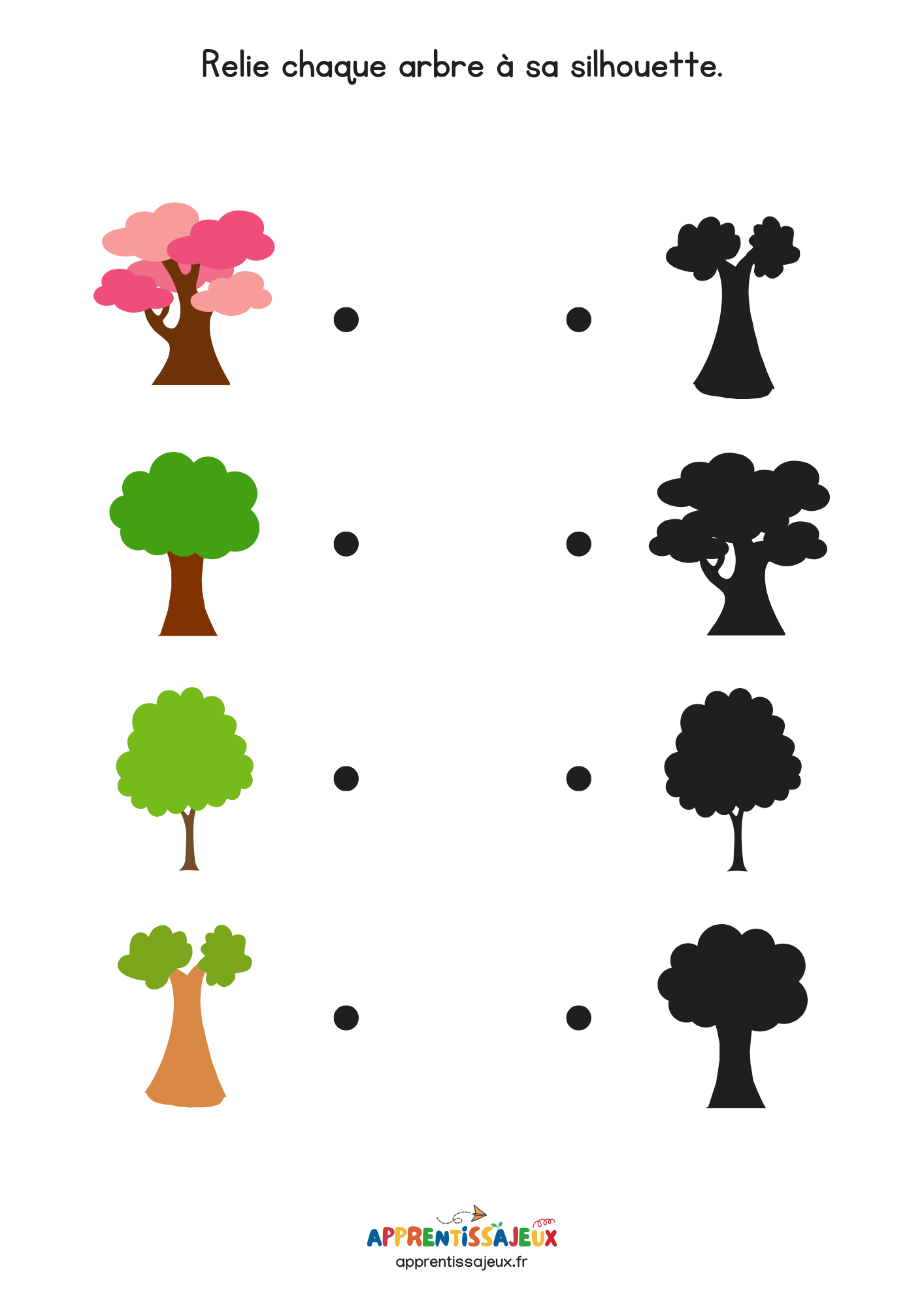 Illustration de Relier les arbres