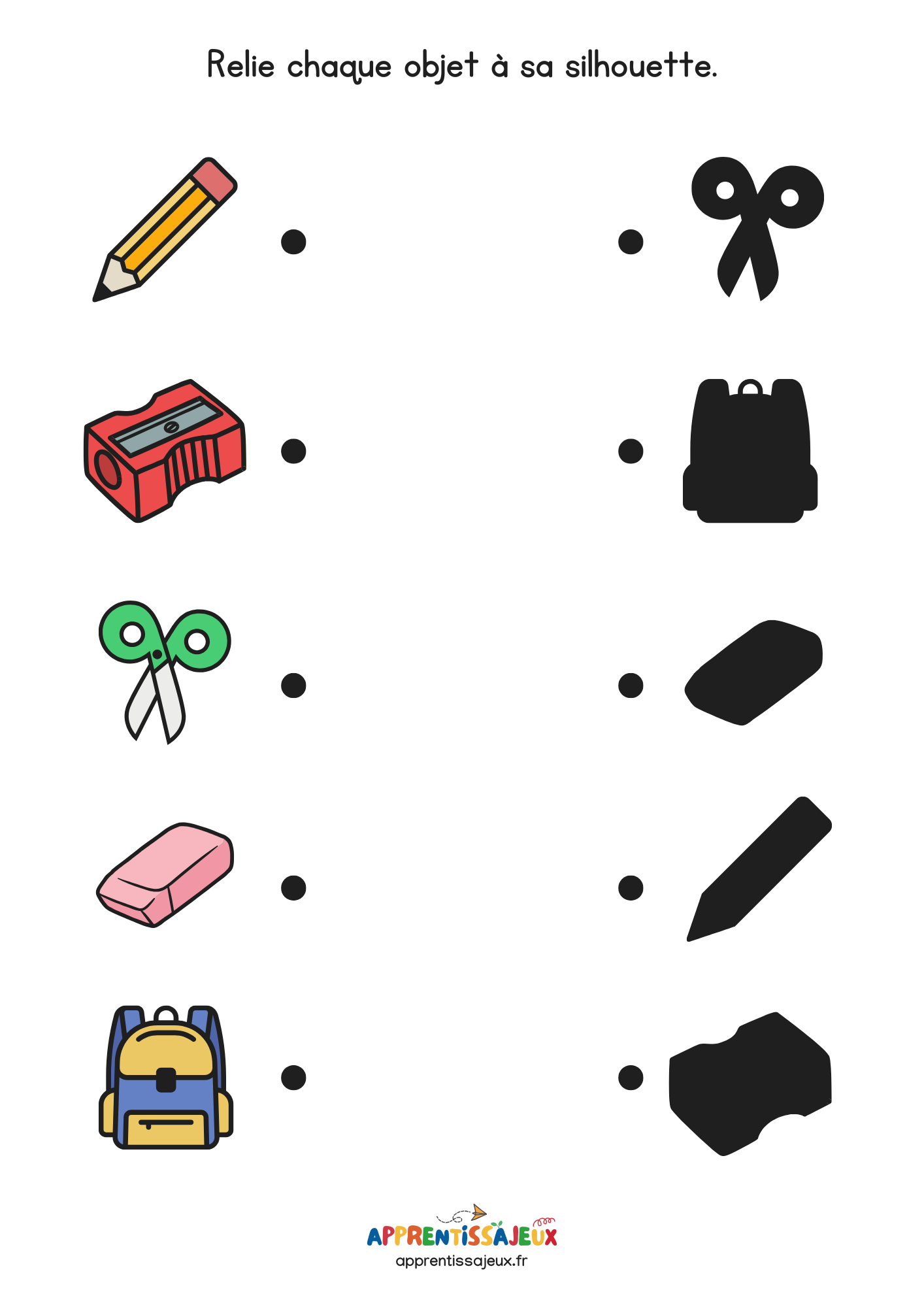 Illustration de Relier les objets