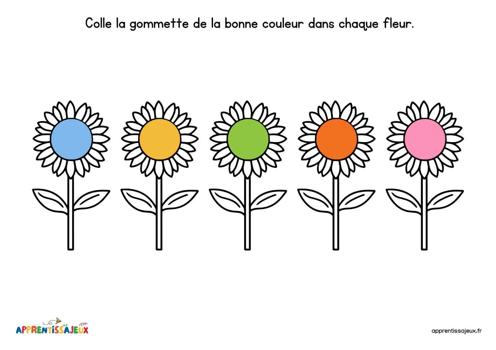 Ressource Petite section : Reconnaitre les couleurs